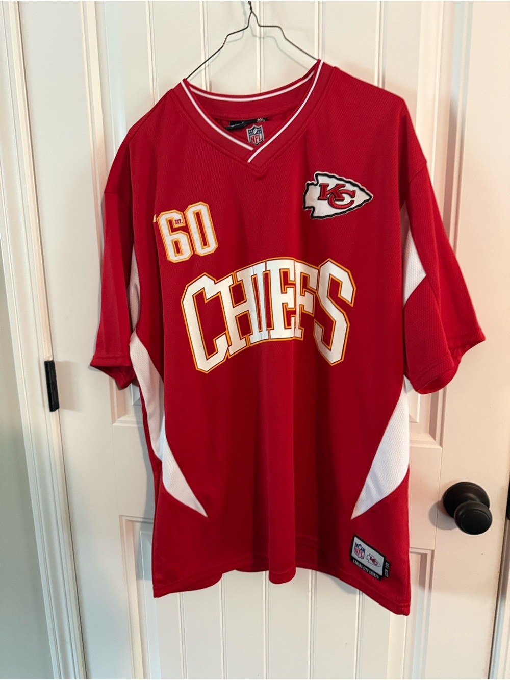 NFL Kansas City Chiefs Red Men’s Jersey with White Accents